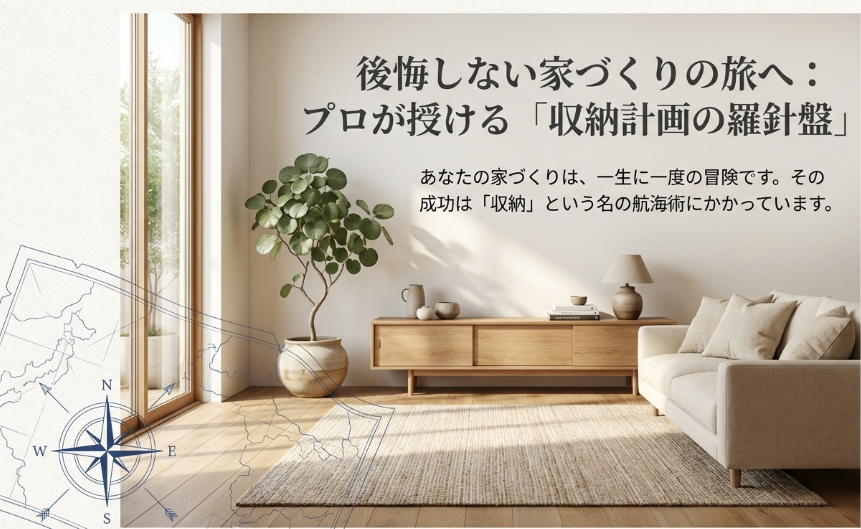 積水ハウスで後悔しない家づくりのための収納計画の羅針盤