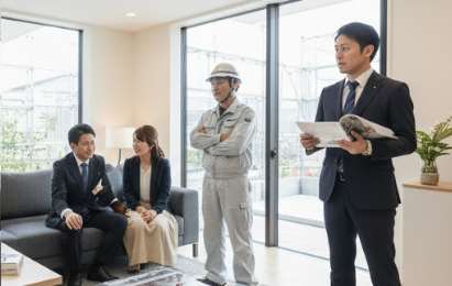 インテリアコーディネーターとの打ち合わせの流れとタイミングの図解