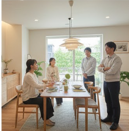 インテリアにかかる費用とコーディネーターの報酬イメージ