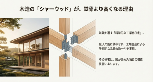 シャーウッドが「科学的な工業化住宅」と呼ばれる理由 積水ハウスの木造住宅シャーウッドの外観と工業化住宅の品質についての解説