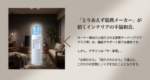 提携メーカーの「家電」然としたデザインが積水ハウスのこだわり空間に生むノイズについての注意喚起