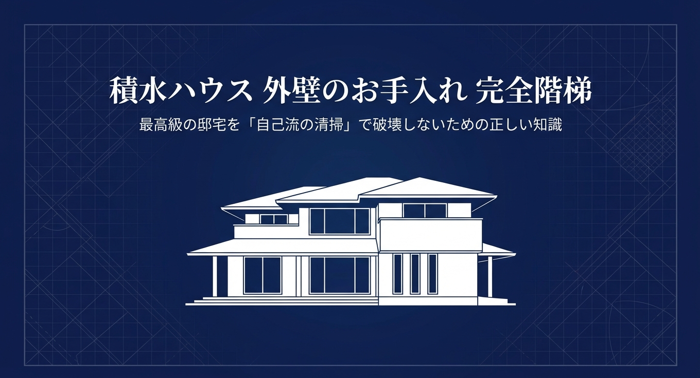 積水ハウスの美しい外観を保つための外壁のお手入れ完全ガイド