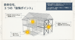 積水ハウスの鉄骨住宅で知っておくべき床の寒さ・通信網・構造計算の3つの後悔ポイント